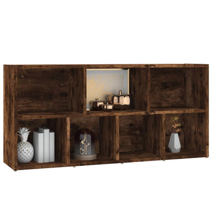 Boekenkast 50X25X06 Cm Kleurig Gerookt eiken