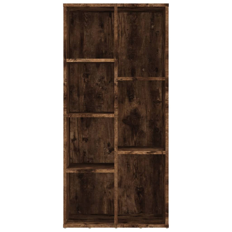 Boekenkast 50X25X06 Cm Kleurig Gerookt eiken