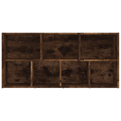 Boekenkast 50X25X06 Cm Kleurig Gerookt eiken