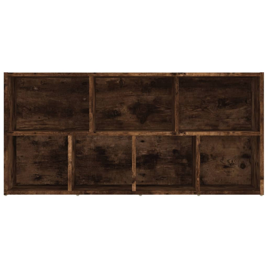 Boekenkast 50X25X06 Cm Kleurig Gerookt eiken