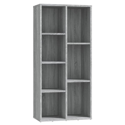 Boekenkast 50X25X06 Cm Eikenkleurig Grijs sonoma