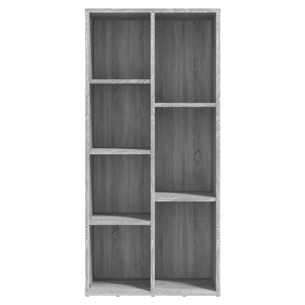Boekenkast 50X25X06 Cm Eikenkleurig Grijs sonoma