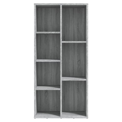 Boekenkast 50X25X06 Cm Eikenkleurig Grijs sonoma