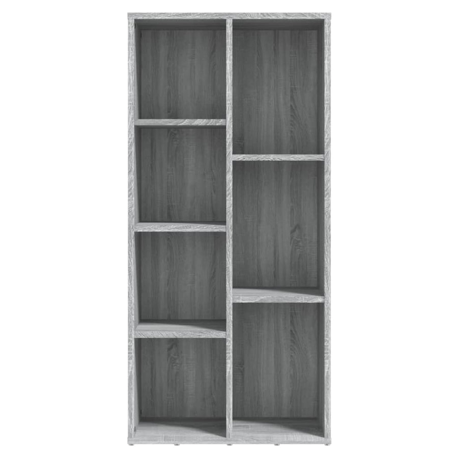 Boekenkast 50X25X06 Cm Eikenkleurig Grijs sonoma