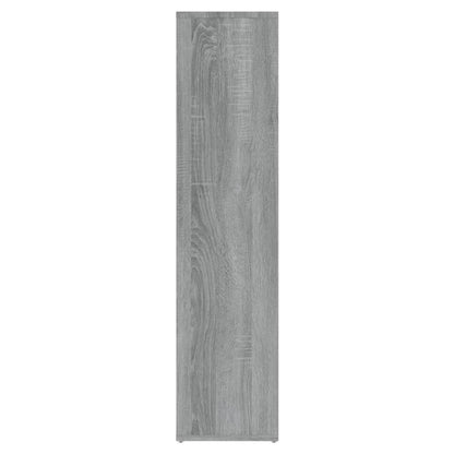 Boekenkast 50X25X06 Cm Eikenkleurig Grijs sonoma