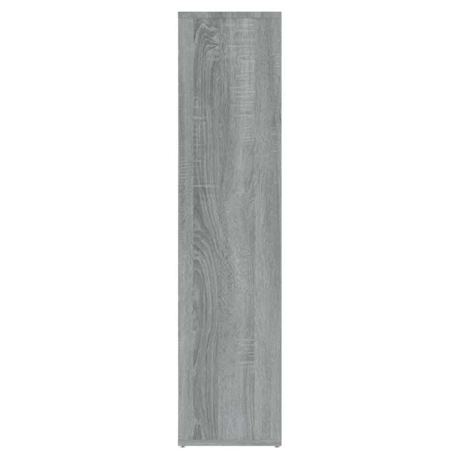 Boekenkast 50X25X06 Cm Eikenkleurig Grijs sonoma