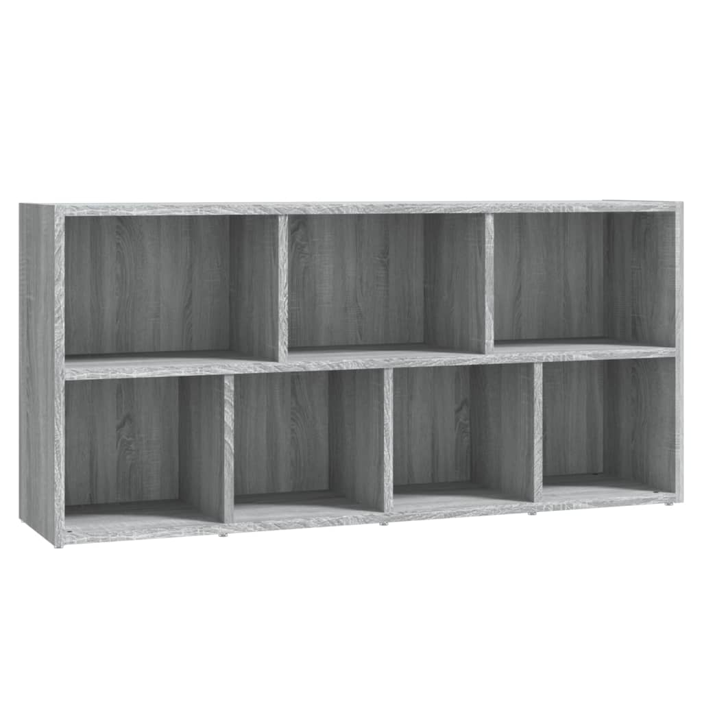 Boekenkast 50X25X06 Cm Eikenkleurig Grijs sonoma