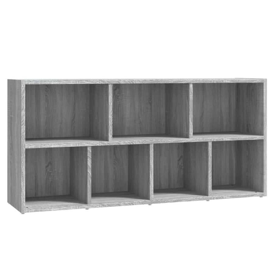 Boekenkast 50X25X06 Cm Eikenkleurig Grijs sonoma