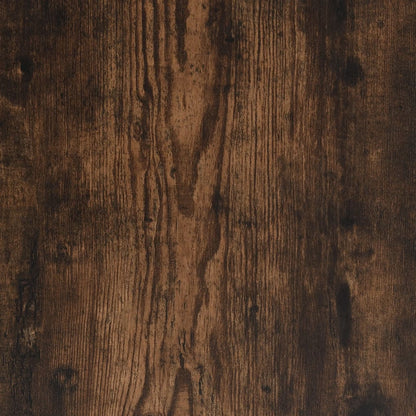 Boekenkast 98x30x98 cm gerookt eikenkleurig