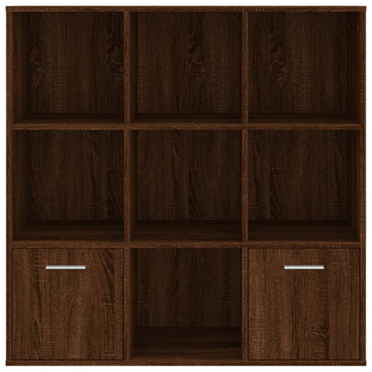 Boekenkast 98X30X98 Cm Bruineikenkleurig bruin eikenkleur
