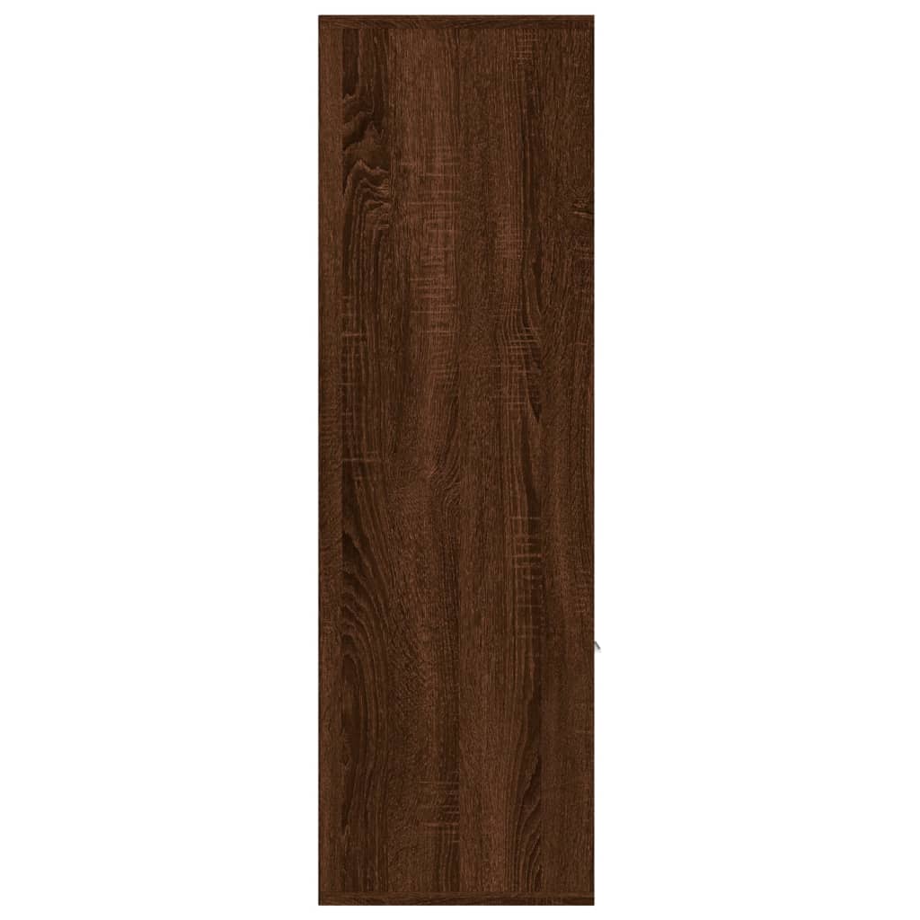 Boekenkast 98X30X98 Cm Bruineikenkleurig bruin eikenkleur