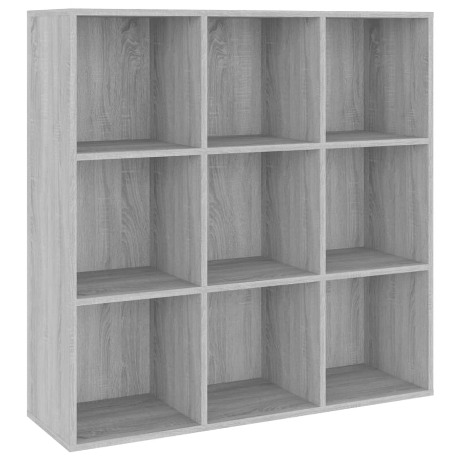 Boekenkast 98X29X97,5 Cm Eikenkleurig Grijs sonoma