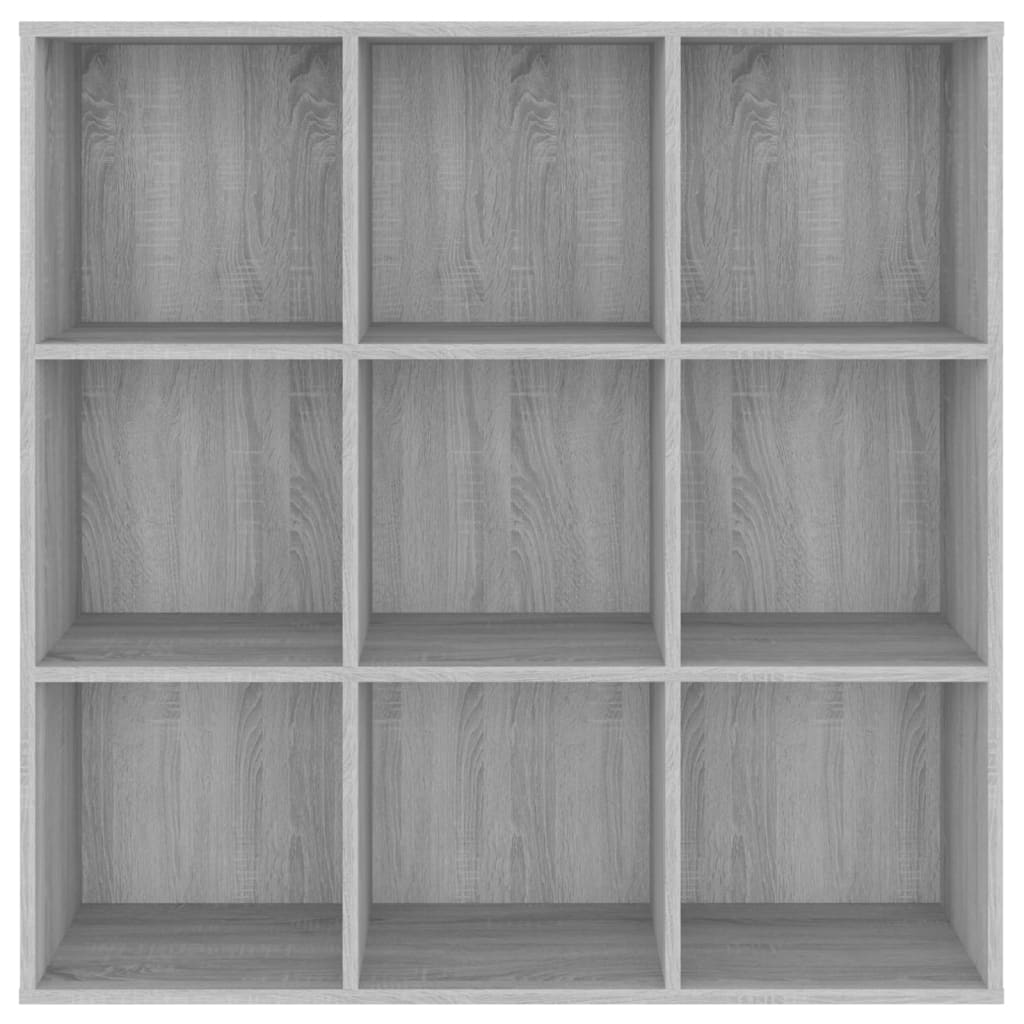 Boekenkast 98X29X97,5 Cm Eikenkleurig Grijs sonoma