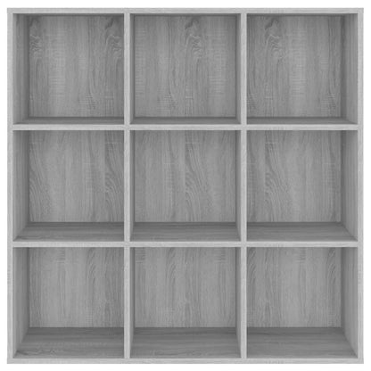 Boekenkast 98X29X97,5 Cm Eikenkleurig Grijs sonoma