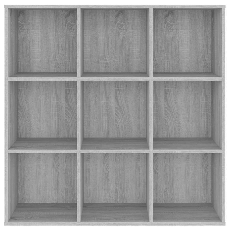 Boekenkast 98X29X97,5 Cm Eikenkleurig Grijs sonoma
