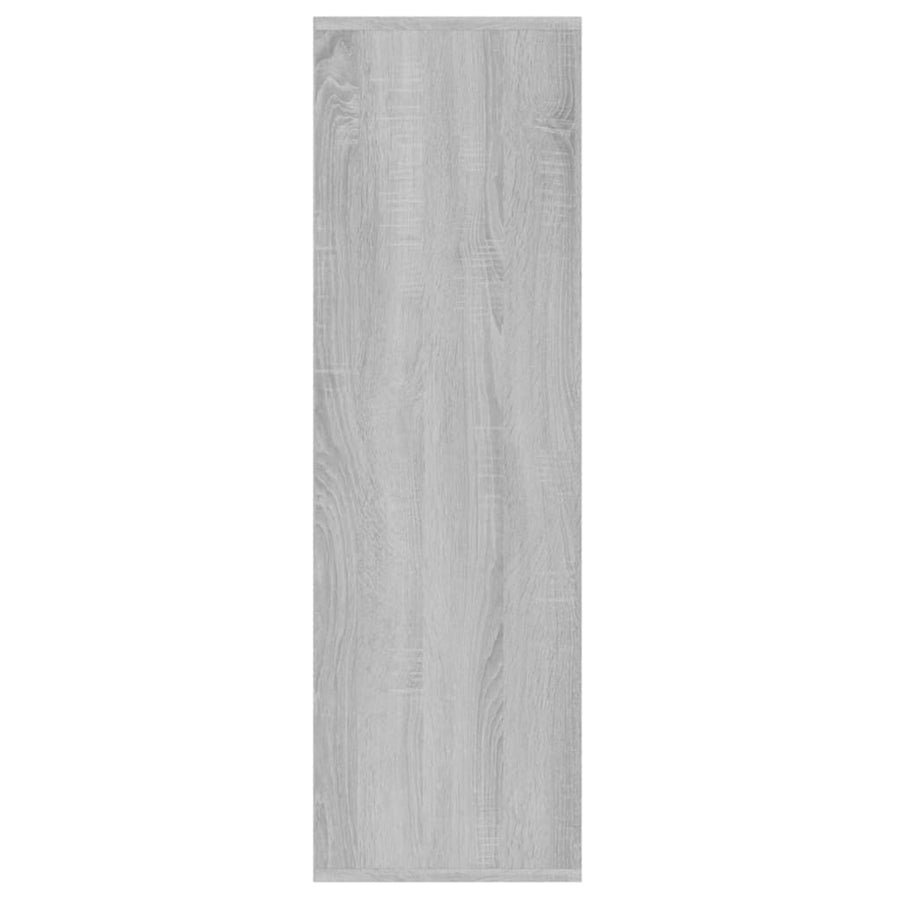 Boekenkast 98X29X97,5 Cm Eikenkleurig Grijs sonoma