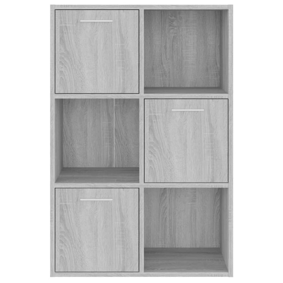 Opbergkast 60X29,5X90 Cm Eikenkleurig Grijs sonoma