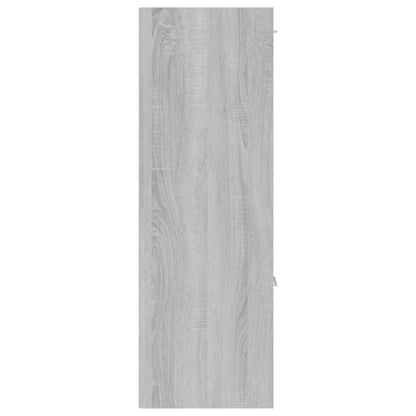 Opbergkast 60X29,5X90 Cm Eikenkleurig Grijs sonoma