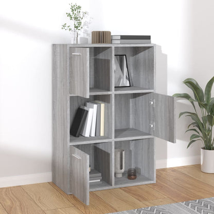 Opbergkast 60X29,5X90 Cm Eikenkleurig Grijs sonoma