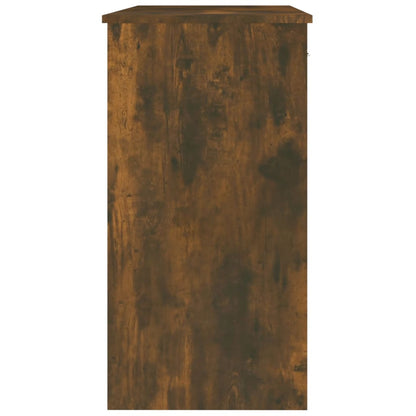 Bureau 80X40X75 Cm Bewerkt Hout Kleurig Gerookt eiken