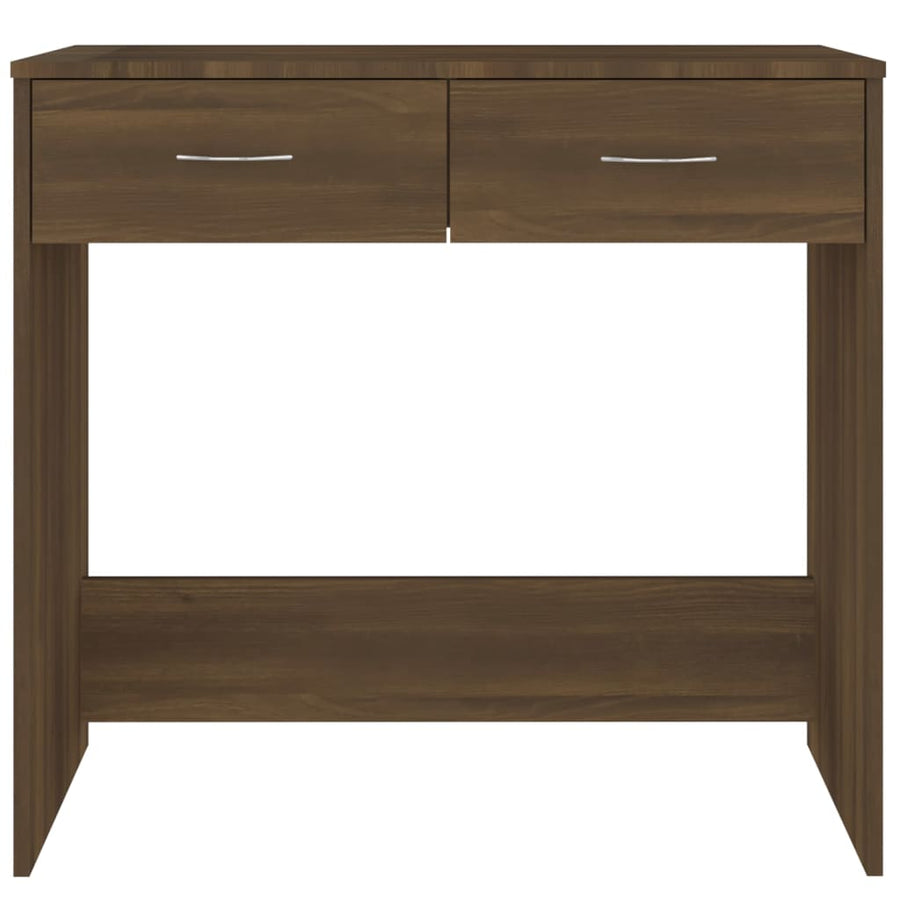 Bureau 80X40X75 Cm Bewerkt Hout Bruineikenkleurig bruin eikenkleur