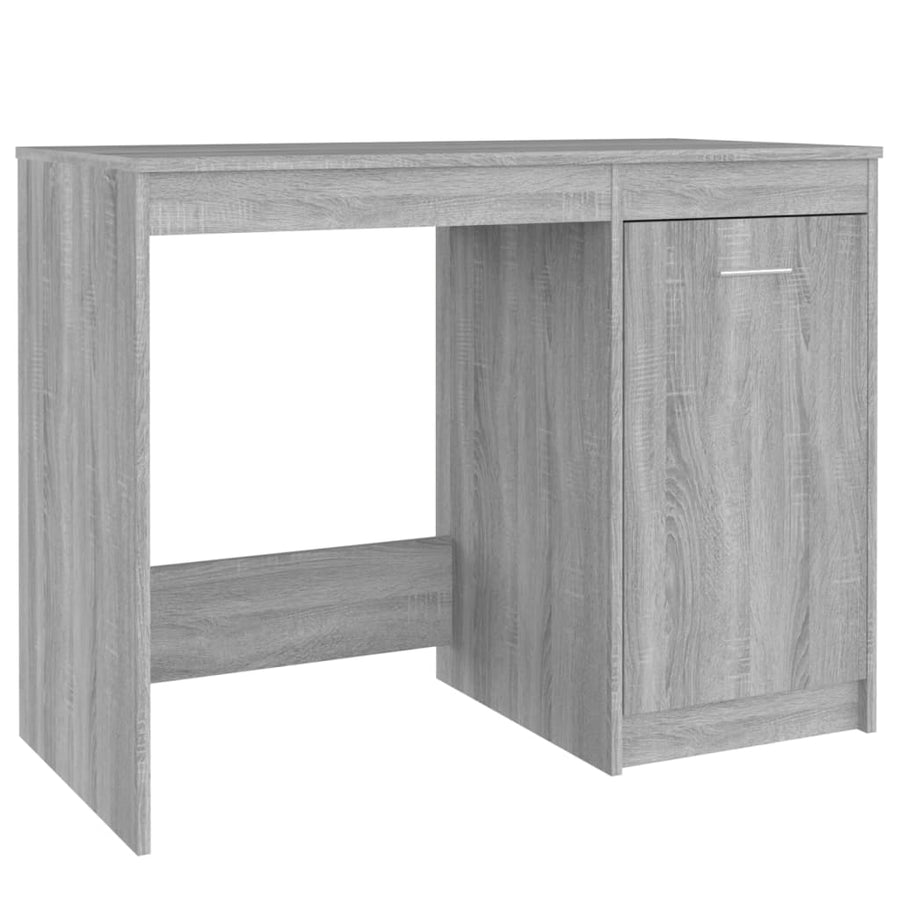 Bureau 100x50x76 cm bewerkt hout grijs sonoma eikenkleurig Grijs sonoma