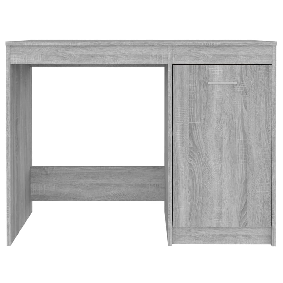 Bureau 100x50x76 cm bewerkt hout grijs sonoma eikenkleurig Grijs sonoma