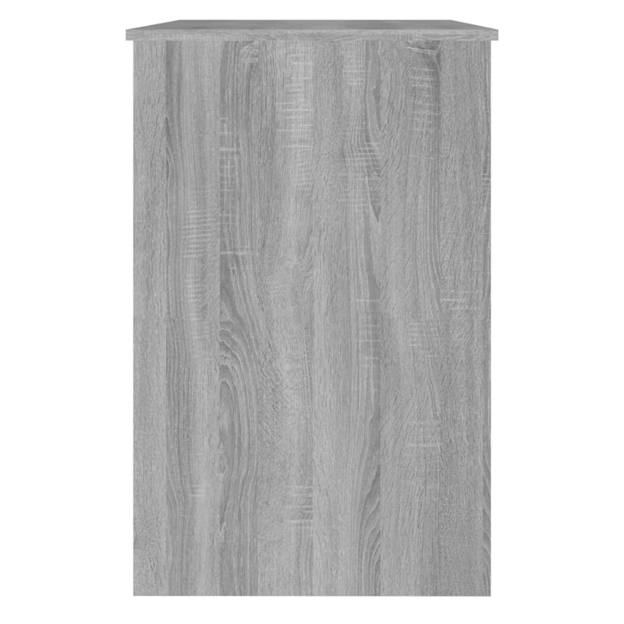 Bureau 100x50x76 cm bewerkt hout grijs sonoma eikenkleurig Grijs sonoma