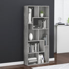 Boekenkast 67x24x161 cm grijs sonoma eiken