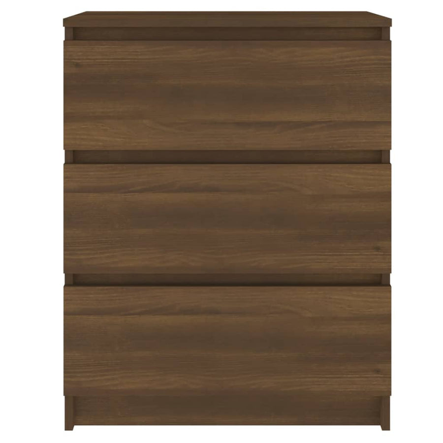 Dressoir 60X35X76 Cm Bewerkt Hout bruin eikenkleur