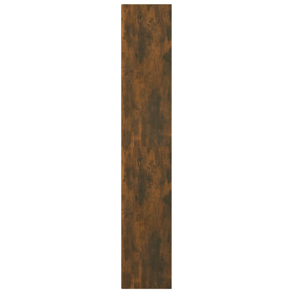 Boekenkast 36x30x171 cm bewerkt hout gerookt eikenkleurig Gerookt eiken