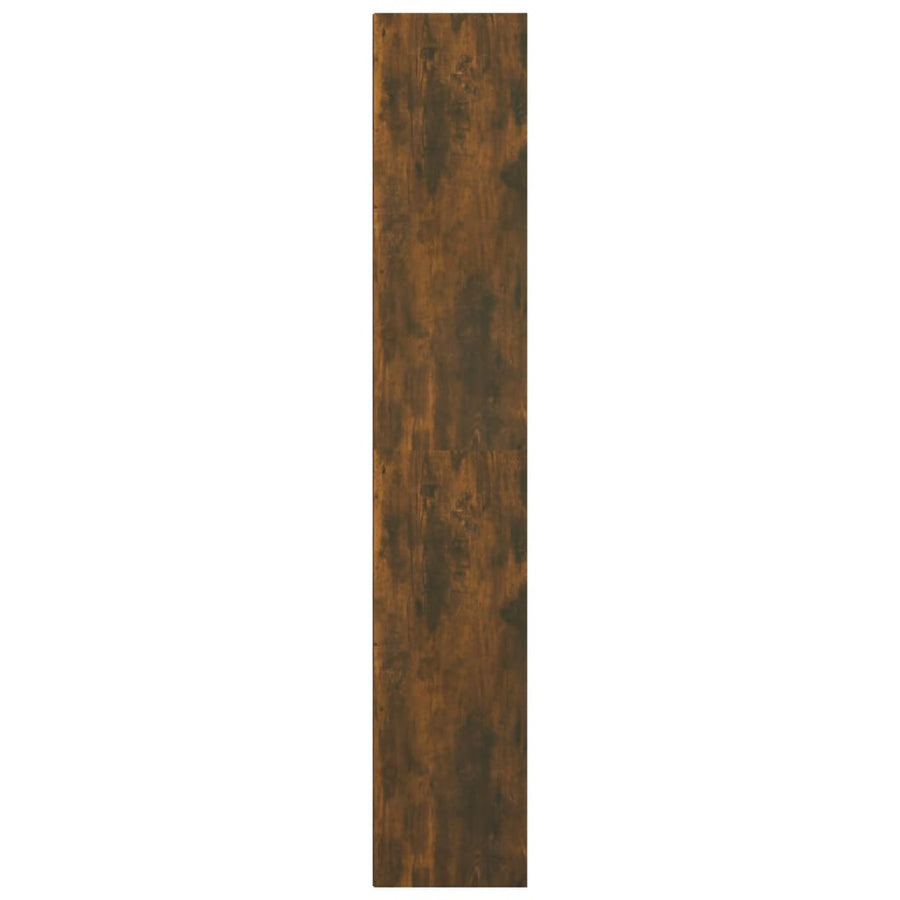Boekenkast 36x30x171 cm bewerkt hout gerookt eikenkleurig Gerookt eiken