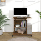 Computer desk 80x50x75 cm engineered wood smoked oak