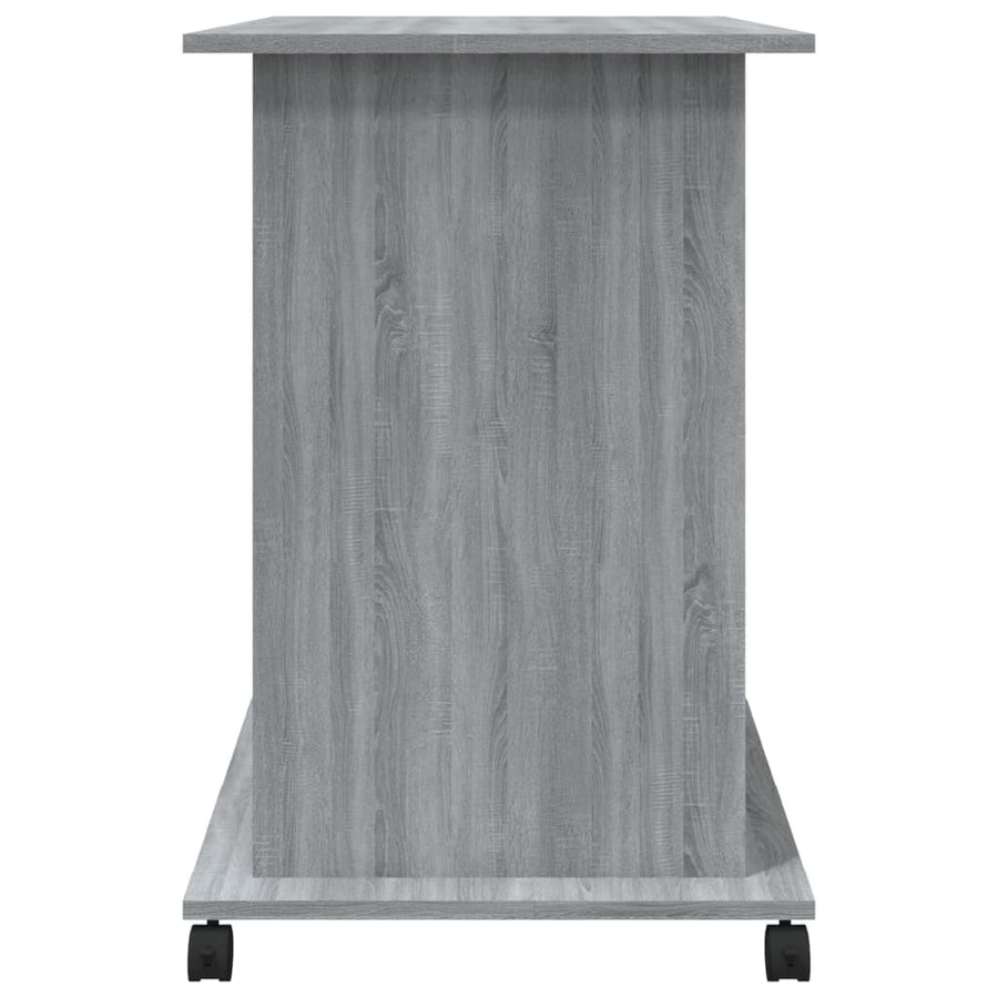 Computerbureau 80x50x75 cm bewerkt hout grijs sonoma eikenkleur Grijs sonoma