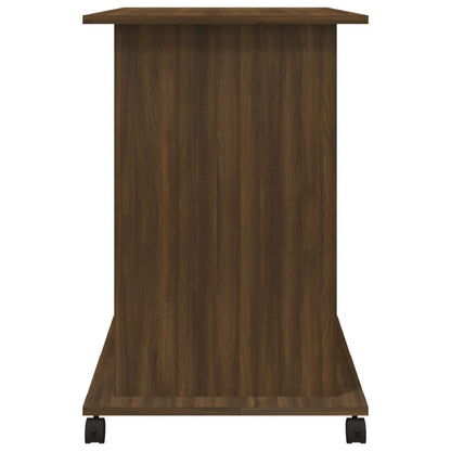 Computerbureau 80X50X75 Cm Bewerkt Hout Bruineikenkleurig bruin eikenkleur