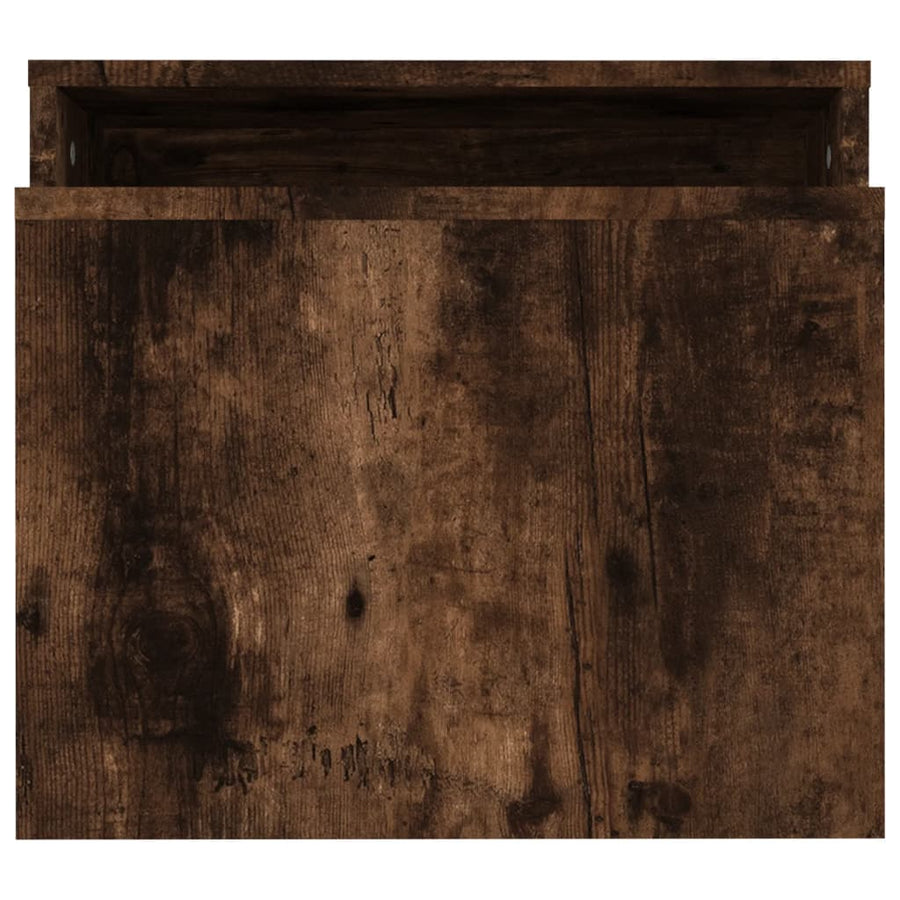 Salontafelset 00X48X40 Cm Bewerkt Hout Kleurig Gerookt eiken