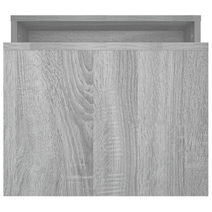 Salontafelset 00X48X40 Cm Bewerkt Hout Eikenkleur Grijs sonoma