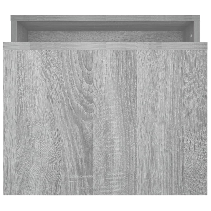 Salontafelset 00X48X40 Cm Bewerkt Hout Eikenkleur Grijs sonoma