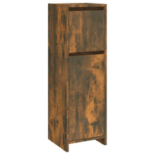 Badkamerkast 30X30X95 Cm Bewerkt Hout Kleurig Gerookt eiken