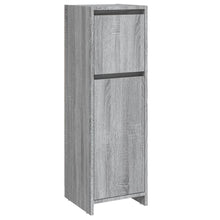 Badkamerkast 30X30X95 Cm Bewerkt Hout Eikenkleurig Grijs sonoma