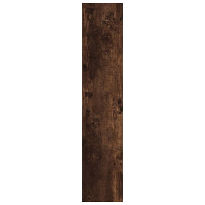 Wandschap 90x16x78 cm bewerkt hout gerookt eikenkleurig Gerookt eiken