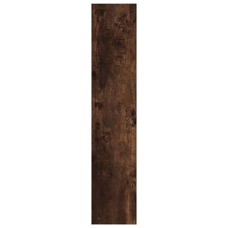 Wandschap 90x16x78 cm bewerkt hout gerookt eikenkleurig Gerookt eiken