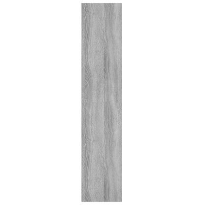 Wandschap 90x16x78 cm bewerkt hout grijs sonoma eikenkleurig Grijs sonoma
