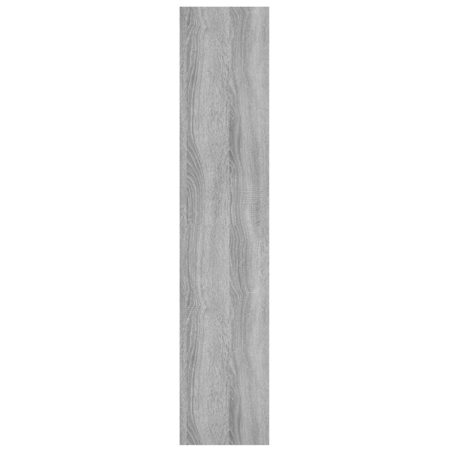 Wandschap 90x16x78 cm bewerkt hout grijs sonoma eikenkleurig Grijs sonoma