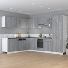 Onderkast Lyon 60x46x81,5 cm grijs bewerkt hout