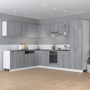 Onderkast Lyon 60x46x81,5 cm grijs bewerkt hout