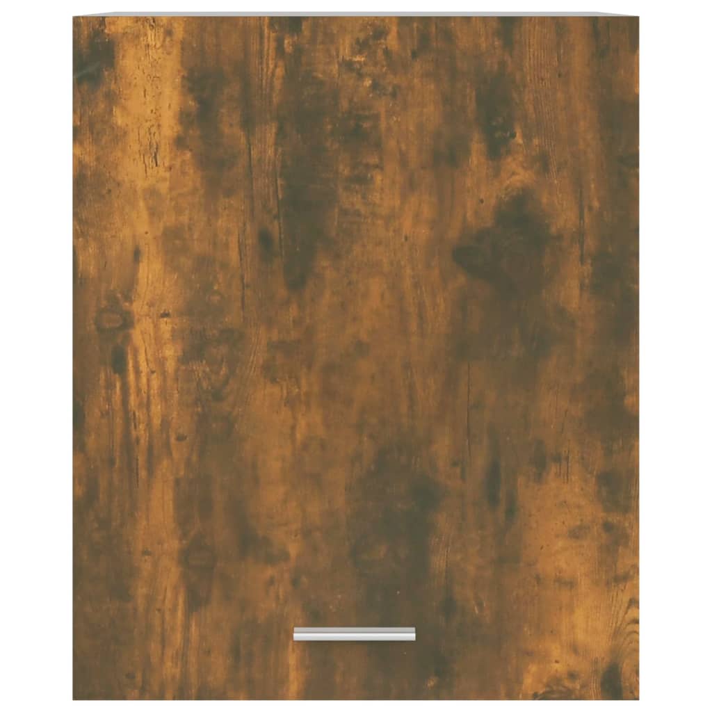 Wandkast Hangend 50X31X60 Cm Bewerkt Hout Gerookt Eikenkleurig Gerookt Eiken Hangkast 50 cm