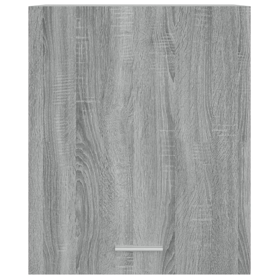 Wandkast hangend 50x31x60 cm bewerkt hout grijs sonoma eiken Grijs sonoma