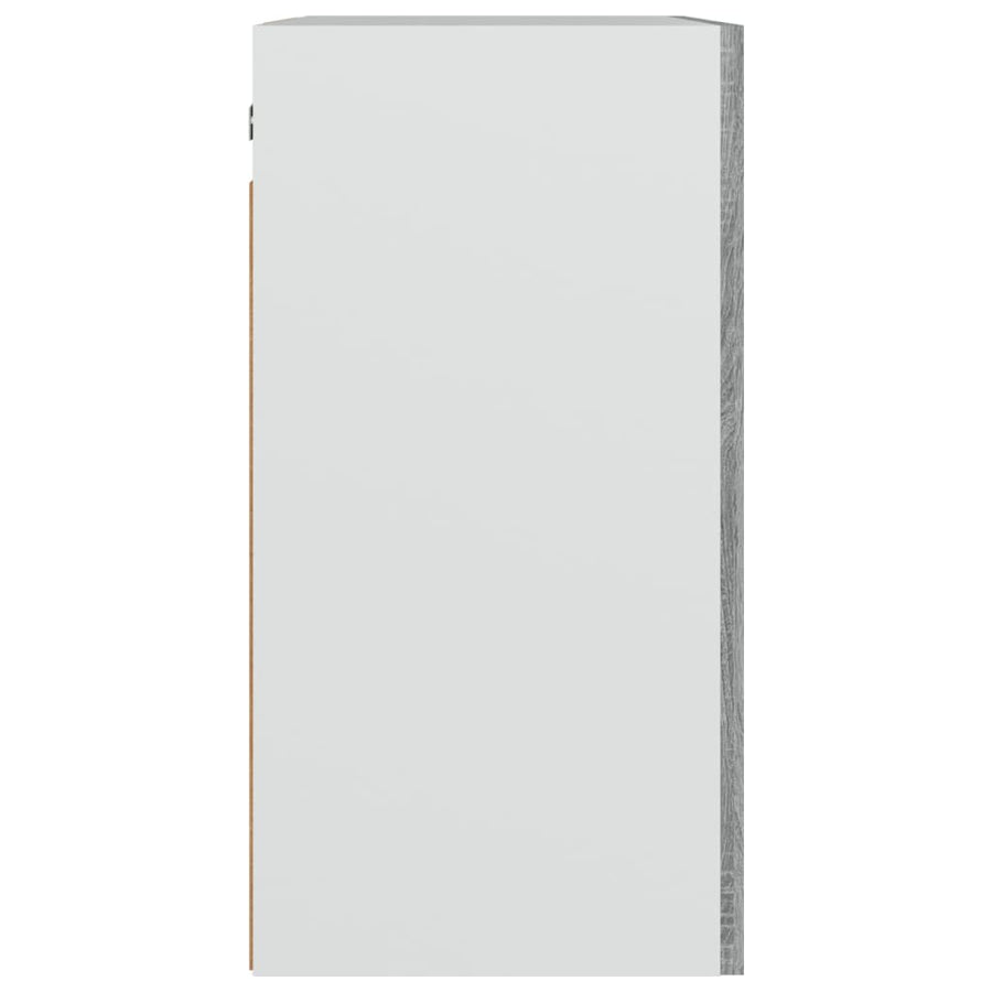 Wandkast hangend 50x31x60 cm bewerkt hout grijs sonoma eiken Grijs sonoma