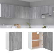 Bovenkast 50x31x60 cm bewerkt hout grijs sonoma